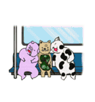普通の日常がいつも冒険 旅猫スタンプ！（個別スタンプ：28）