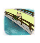 普通の日常がいつも冒険 旅猫スタンプ！（個別スタンプ：38）