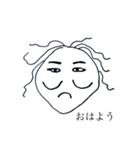 一筆たまごスタンプ（個別スタンプ：1）