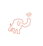 電波良好な動物たち（個別スタンプ：3）
