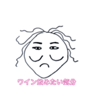一筆たまごスタンプ16個（個別スタンプ：8）