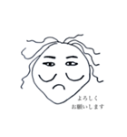 一筆たまごスタンプ16個（個別スタンプ：16）