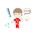 水彩絵の具 風きのこスタンプ第2（個別スタンプ：6）