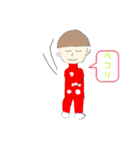 水彩絵の具 風きのこスタンプ第2（個別スタンプ：7）