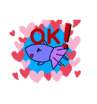 魚さん達スタンプ（個別スタンプ：8）