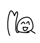 素朴な顔文字2です（個別スタンプ：1）