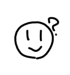 素朴な顔文字2です（個別スタンプ：5）