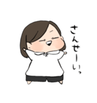 前髪長め女の子（個別スタンプ：25）