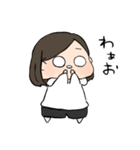 前髪長め女の子（個別スタンプ：36）