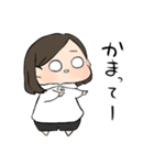 前髪長め女の子（個別スタンプ：39）