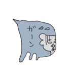 吹き出しゾウ、鼻ヒゲ（個別スタンプ：15）