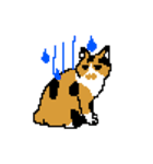 猫のドット絵スタンプ（個別スタンプ：4）