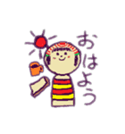 かわいいこけしちゃんの平和な日常（個別スタンプ：2）