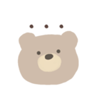 Simple Bear*3（個別スタンプ：23）
