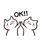 白猫です3（個別スタンプ：13）