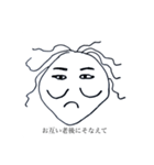 一筆たまごスタンプ40個（個別スタンプ：30）