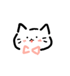 シンプルでかわいい ねこのスタンプ（個別スタンプ：2）
