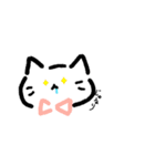 シンプルでかわいい ねこのスタンプ（個別スタンプ：5）