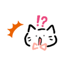 シンプルでかわいい ねこのスタンプ（個別スタンプ：8）