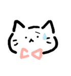シンプルでかわいい ねこのスタンプ（個別スタンプ：15）