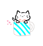 シンプルでかわいい ねこのスタンプ（個別スタンプ：24）