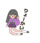 アイドルユニット姫事絶対値LINEスタンプ①（個別スタンプ：8）