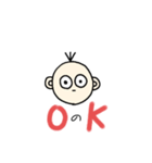 無表情なろくぞう（個別スタンプ：7）