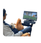 親父と猫（個別スタンプ：6）
