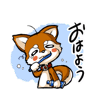 柴犬_ニコちゃん（個別スタンプ：6）