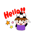 サポータースタンプ(紫)（個別スタンプ：2）
