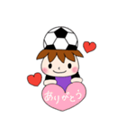 サポータースタンプ(紫)（個別スタンプ：7）