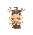 チロと女の子（個別スタンプ：2）