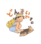 チロと女の子（個別スタンプ：31）