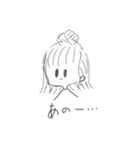 無表情なかわいい子（個別スタンプ：12）