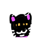 黒ネコの清（個別スタンプ：4）