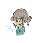 水色パーカー女子の日常2（個別スタンプ：10）