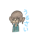水色パーカー女子の日常2（個別スタンプ：14）