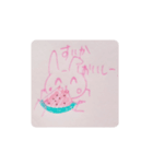 うさぎの兎咲恋（夏）（個別スタンプ：6）