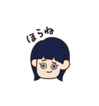 溶けたオン眉ちゃん（個別スタンプ：11）