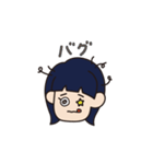 溶けたオン眉ちゃん（個別スタンプ：14）