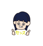 溶けたオン眉ちゃん（個別スタンプ：15）
