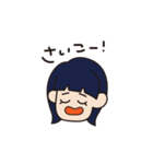 溶けたオン眉ちゃん（個別スタンプ：16）
