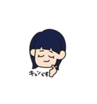 溶けたオン眉ちゃん（個別スタンプ：25）
