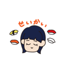 溶けたオン眉ちゃん（個別スタンプ：26）