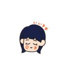 溶けたオン眉ちゃん（個別スタンプ：30）