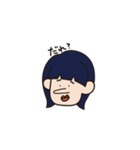 溶けたオン眉ちゃん（個別スタンプ：32）