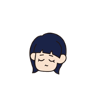 溶けたオン眉ちゃん（個別スタンプ：37）