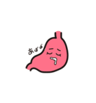 溶けたオン眉ちゃん（個別スタンプ：40）