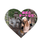 ばりの実写とお犬様の思い出スタンプ（個別スタンプ：5）