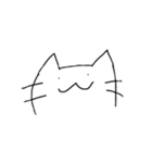 指で描いた猫 フルバージョン（個別スタンプ：1）